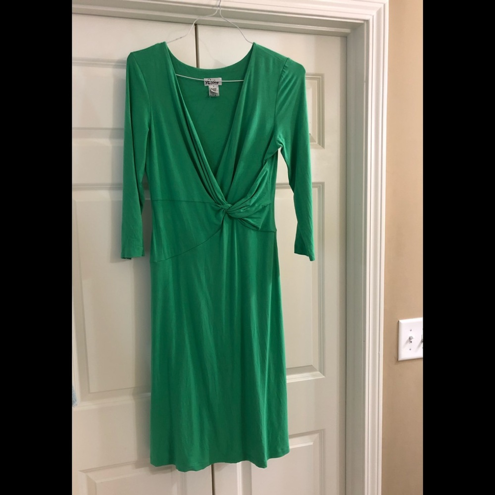 Lilly Pulitzer white label green dress.